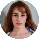 Nevada Red Female Welsh Italian Voiceover Headshot